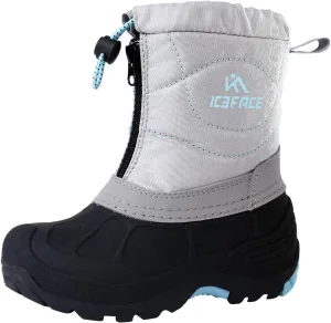 Snow Boots for Kids Waterproof Durable and Slip Resistant Winter Snow Boots for Boys and Girls with Insulated Fleece Lining, Perfect for Snowy Adventures. Ideal Snow Boots toddler to Keep Feet Warm and Dry