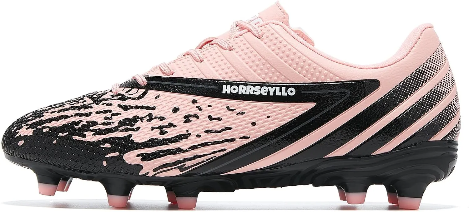 Soccer Cleats for Men and Women Professional Football Training Shoes Outdoor Durable Firm Ground Lightweight Adult Rugby Boots