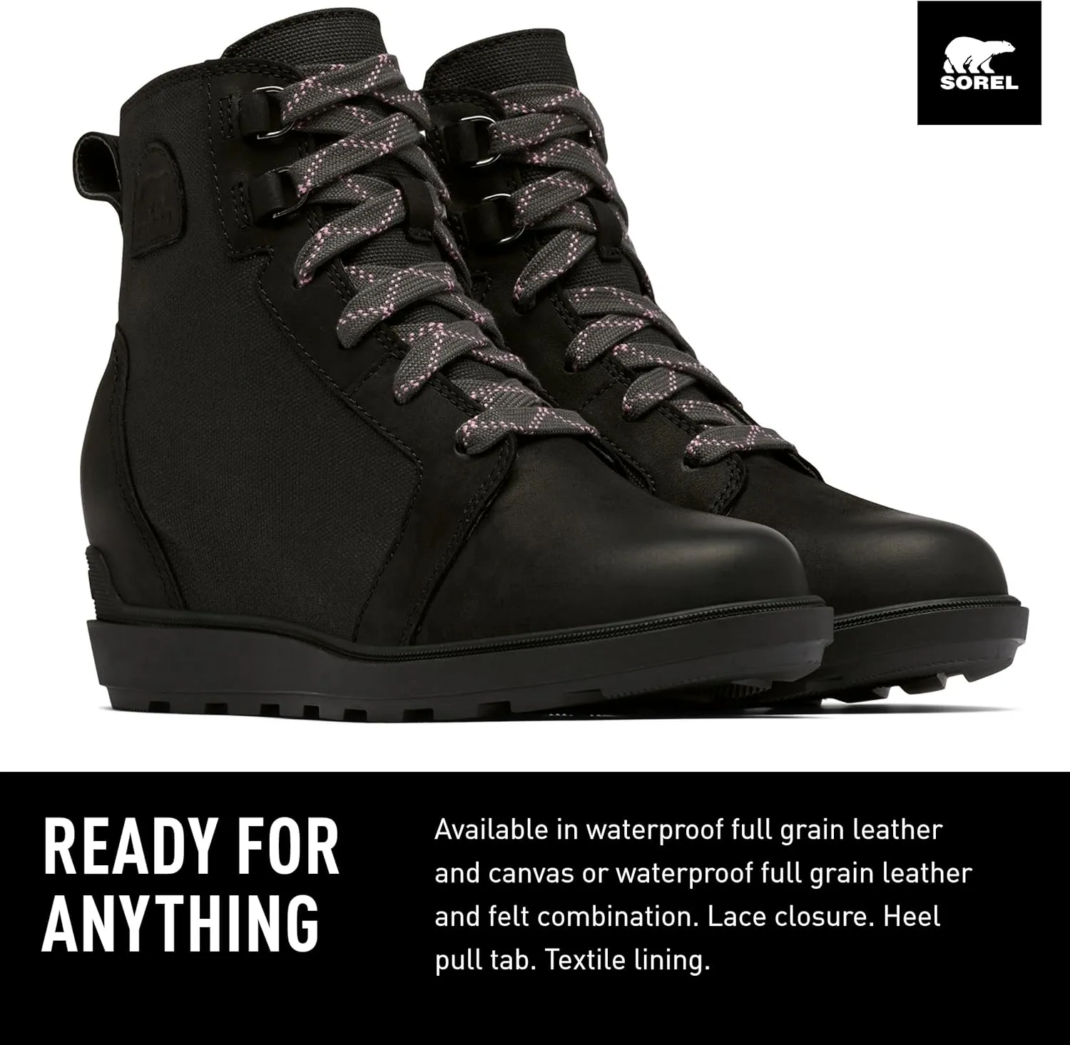 SOREL Women's Evie II NW Lace Boots