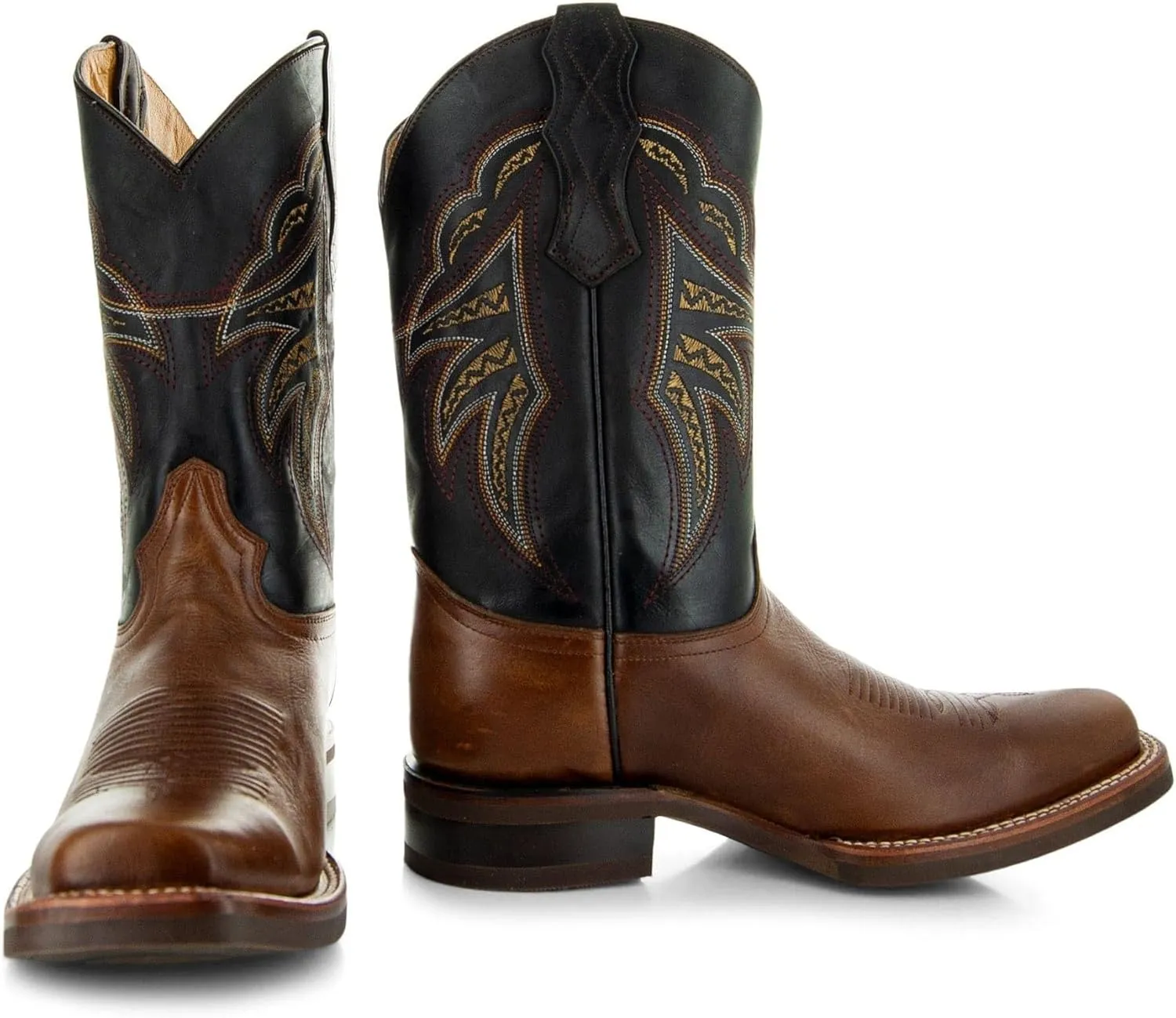 Soto Boots Men's Square Toe Cowboy Boots H4002