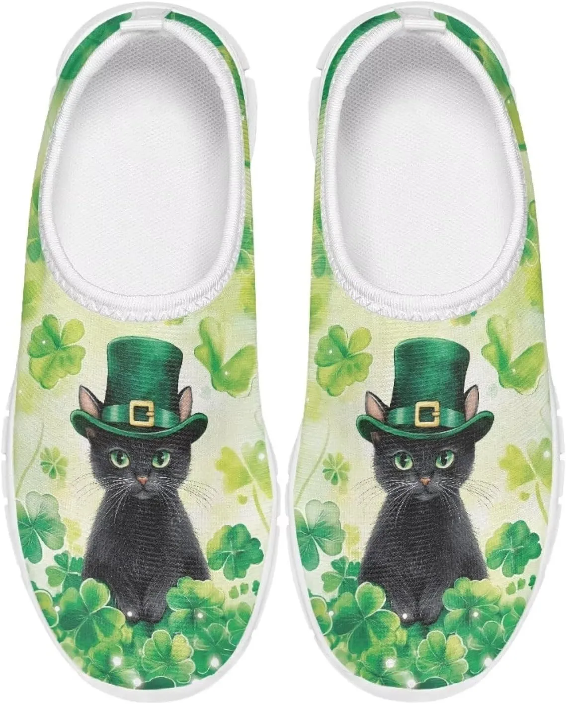 St. Patrick's Day Kids Slip On Sneakers Cute Slip On Shoes for Girls and Boys