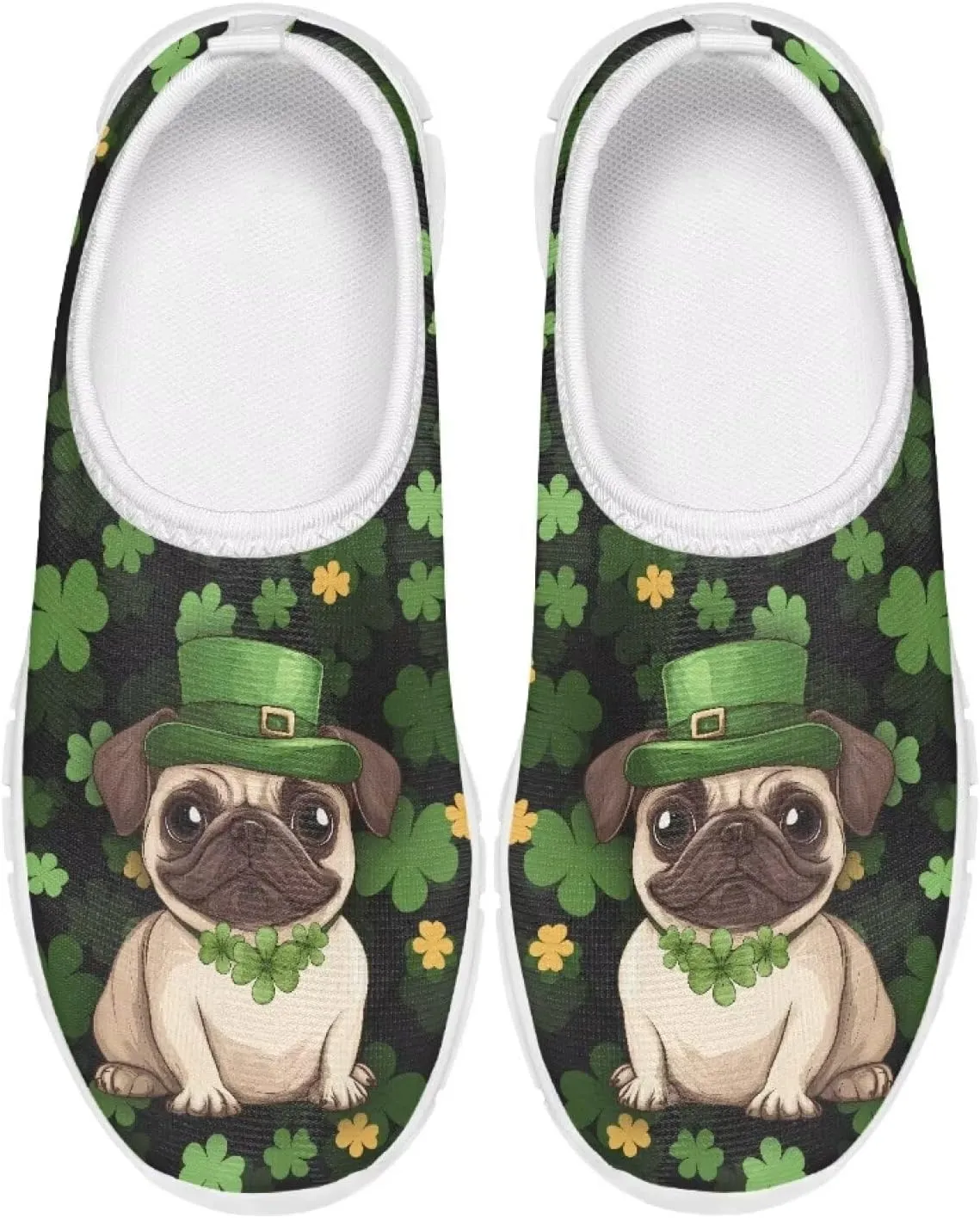 St. Patrick's Day Kids Slip On Sneakers Cute Slip On Shoes for Girls and Boys