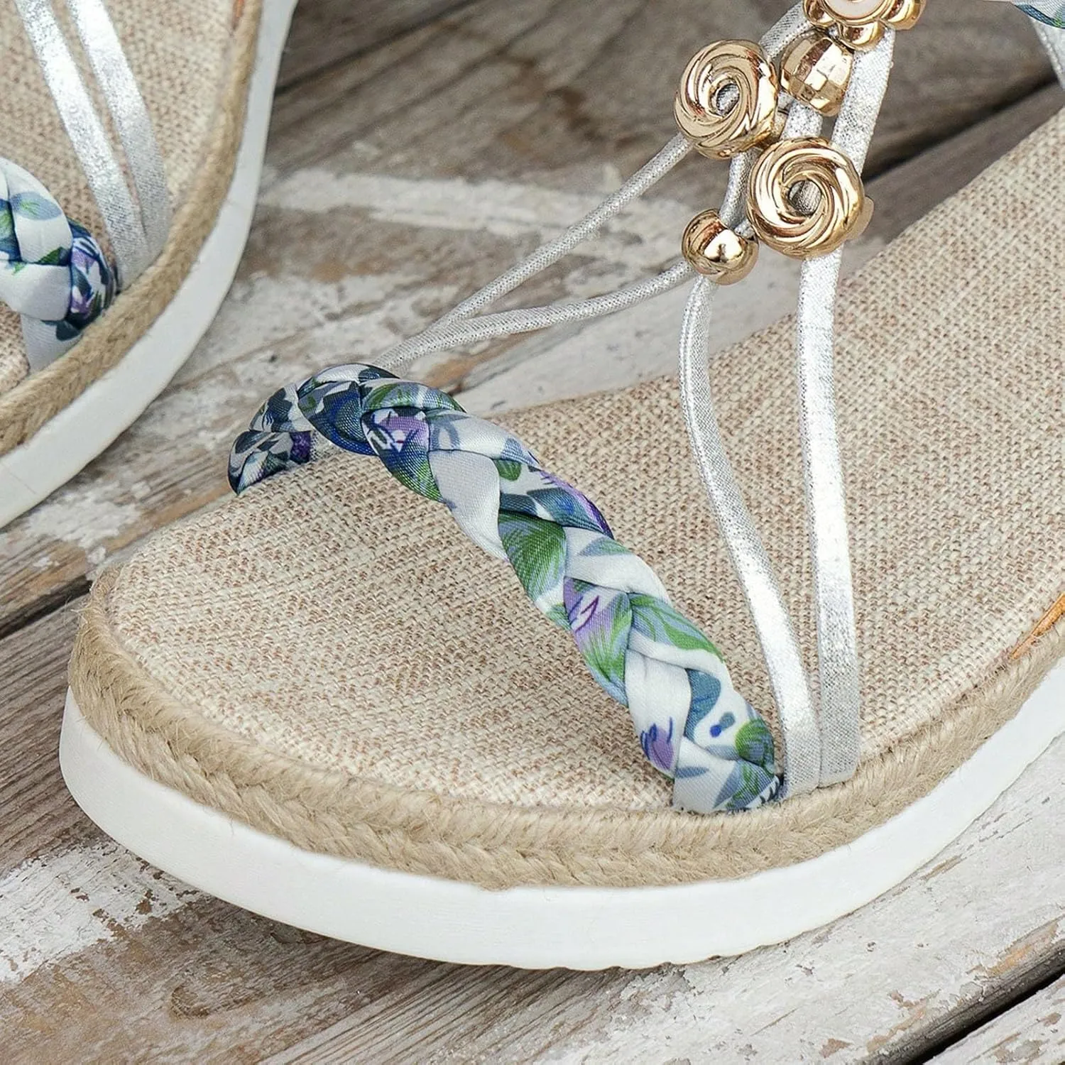 SuanlaTDS Espadrille Wedge Sandals for Women 2025 Dressy Summer Elastic Ankle Strap Slip On Slides Open Toe Slip-On High Heels Sandal Casual Walking T-Strap Boho Comfortable Beach Shoes
