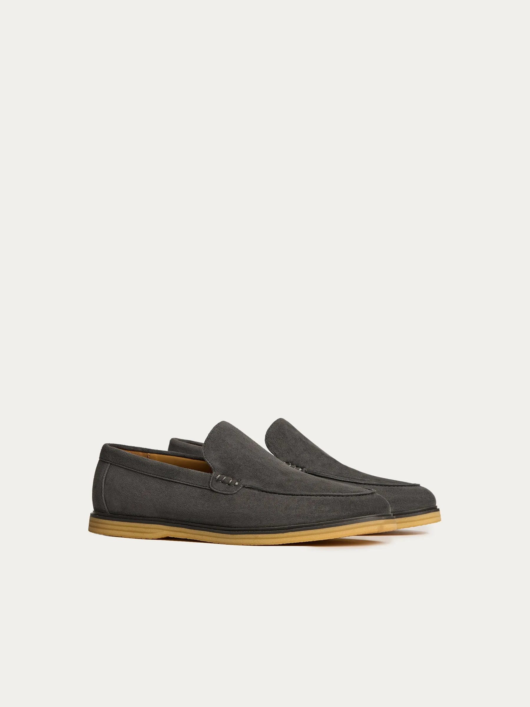 Suede loafers