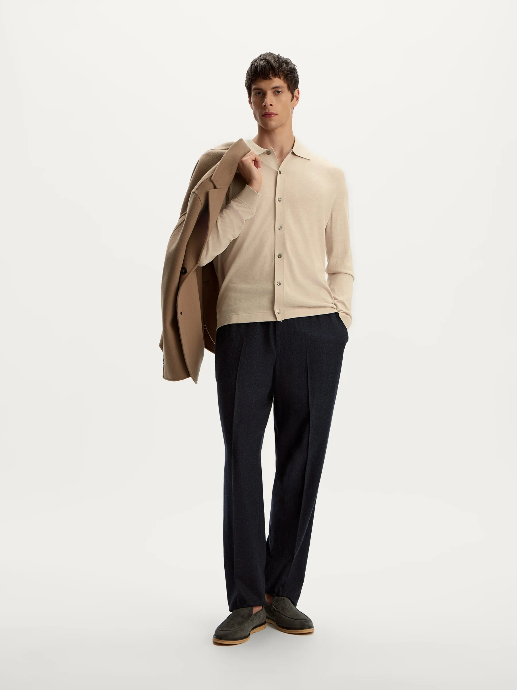 Suede loafers