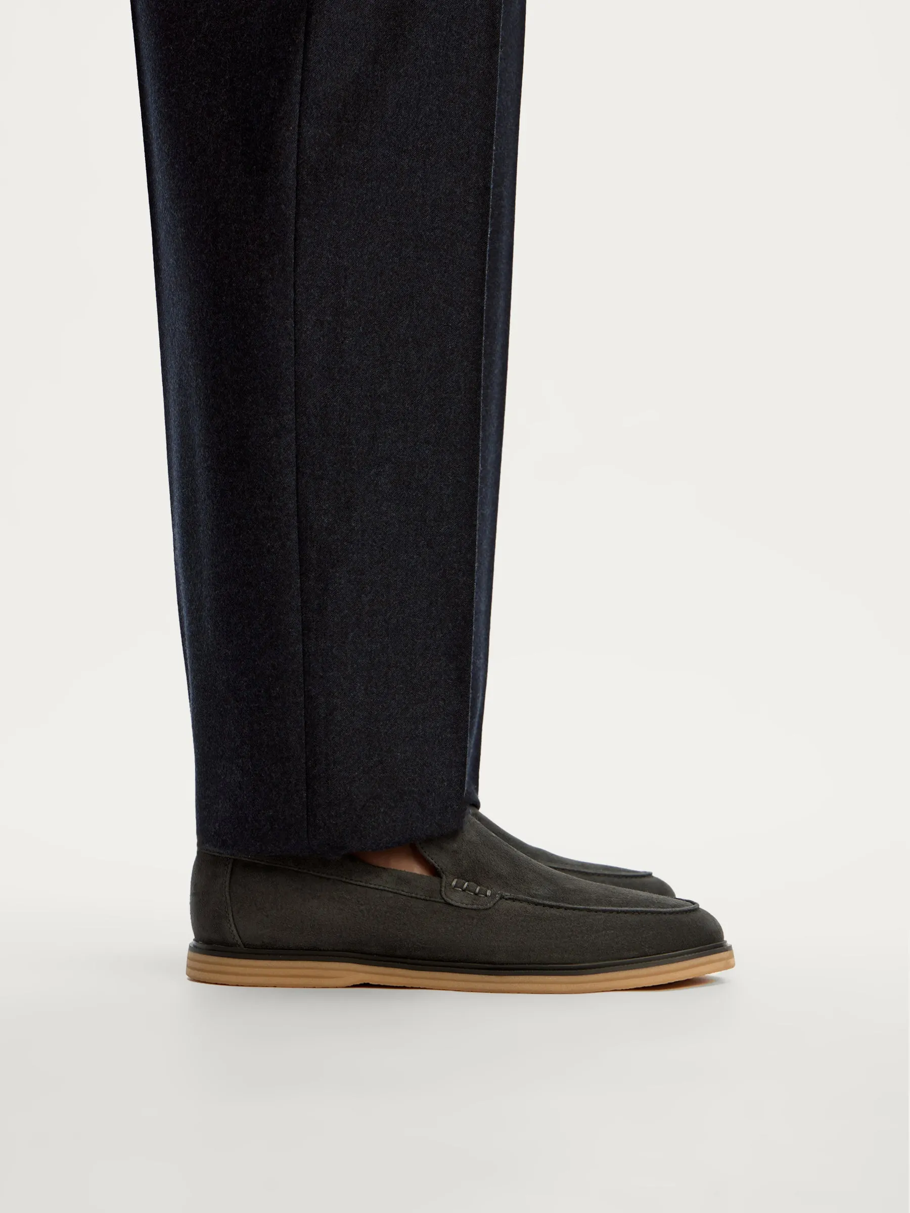 Suede loafers