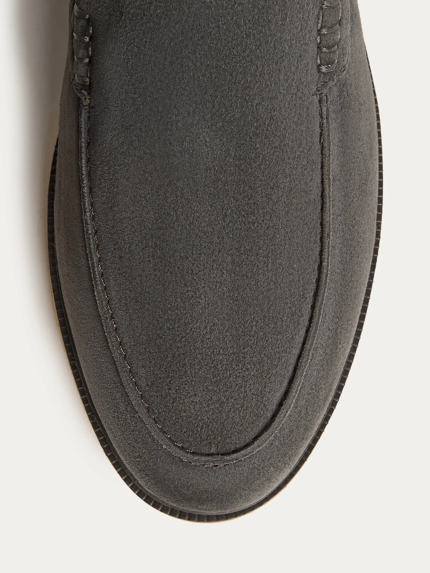 Suede loafers