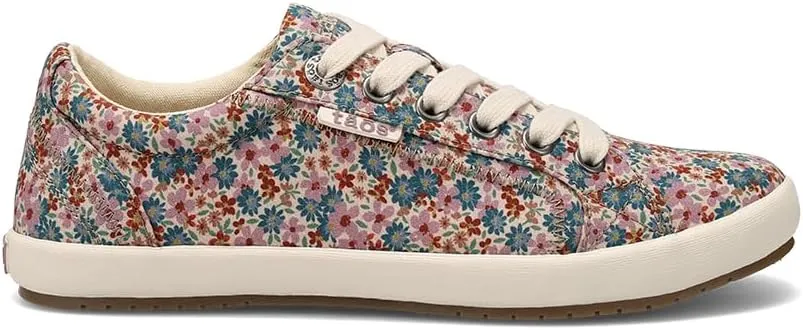 Taos Star Women's Sneaker - Iconic Style with Canvas Design for Everyday Adventures - Custom Fit Lacing and Premium Removable Footbed with Arch Support for All Day Comfort