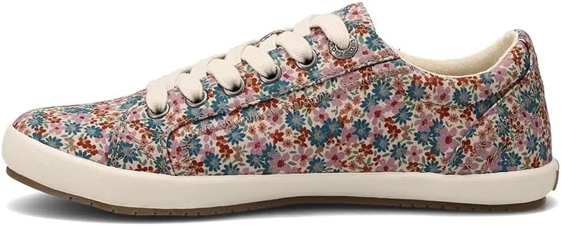 Taos Star Women's Sneaker - Iconic Style with Canvas Design for Everyday Adventures - Custom Fit Lacing and Premium Removable Footbed with Arch Support for All Day Comfort