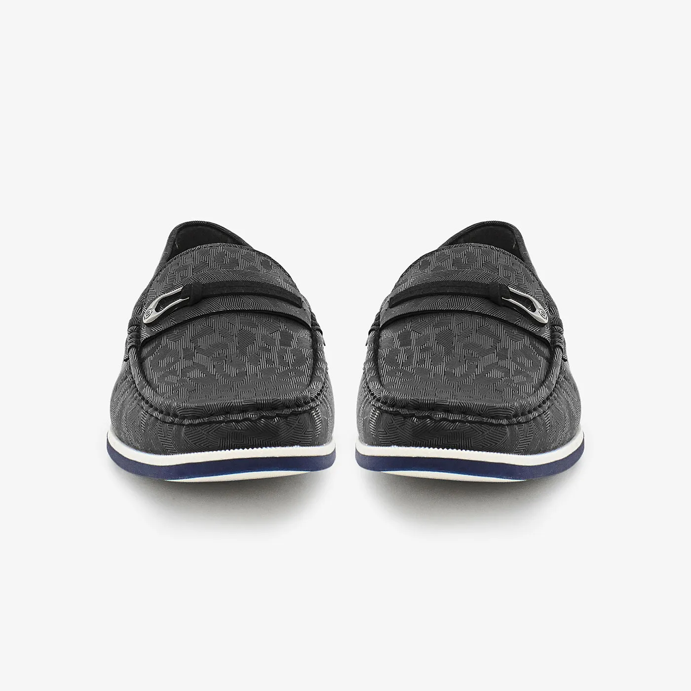 Textured Mens Loafers