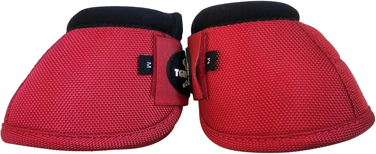 TGW RIDING 2520D Horse Bell Boots No-Turn Horse Bell Boots, Equine Ballistic Hoof Overreach Bell Boot, Pair