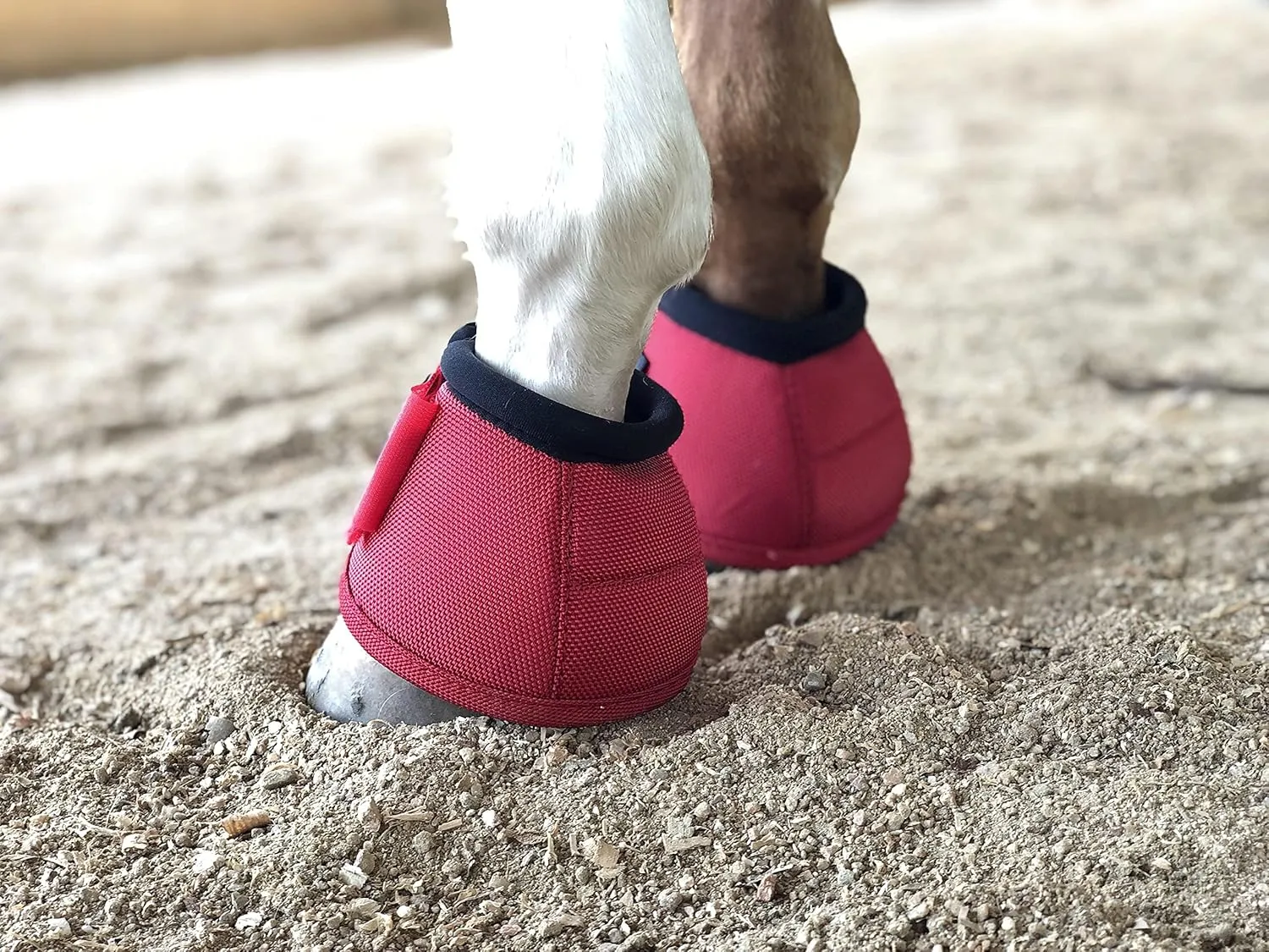 TGW RIDING 2520D Horse Bell Boots No-Turn Horse Bell Boots, Equine Ballistic Hoof Overreach Bell Boot, Pair