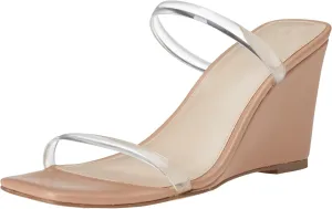 The Drop Women's Sophia Two Strap Wedge Sandals