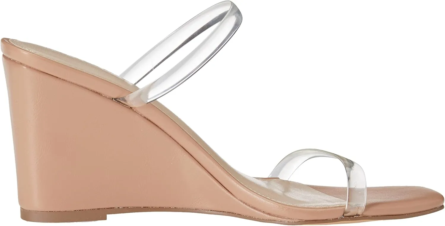 The Drop Women's Sophia Two Strap Wedge Sandals