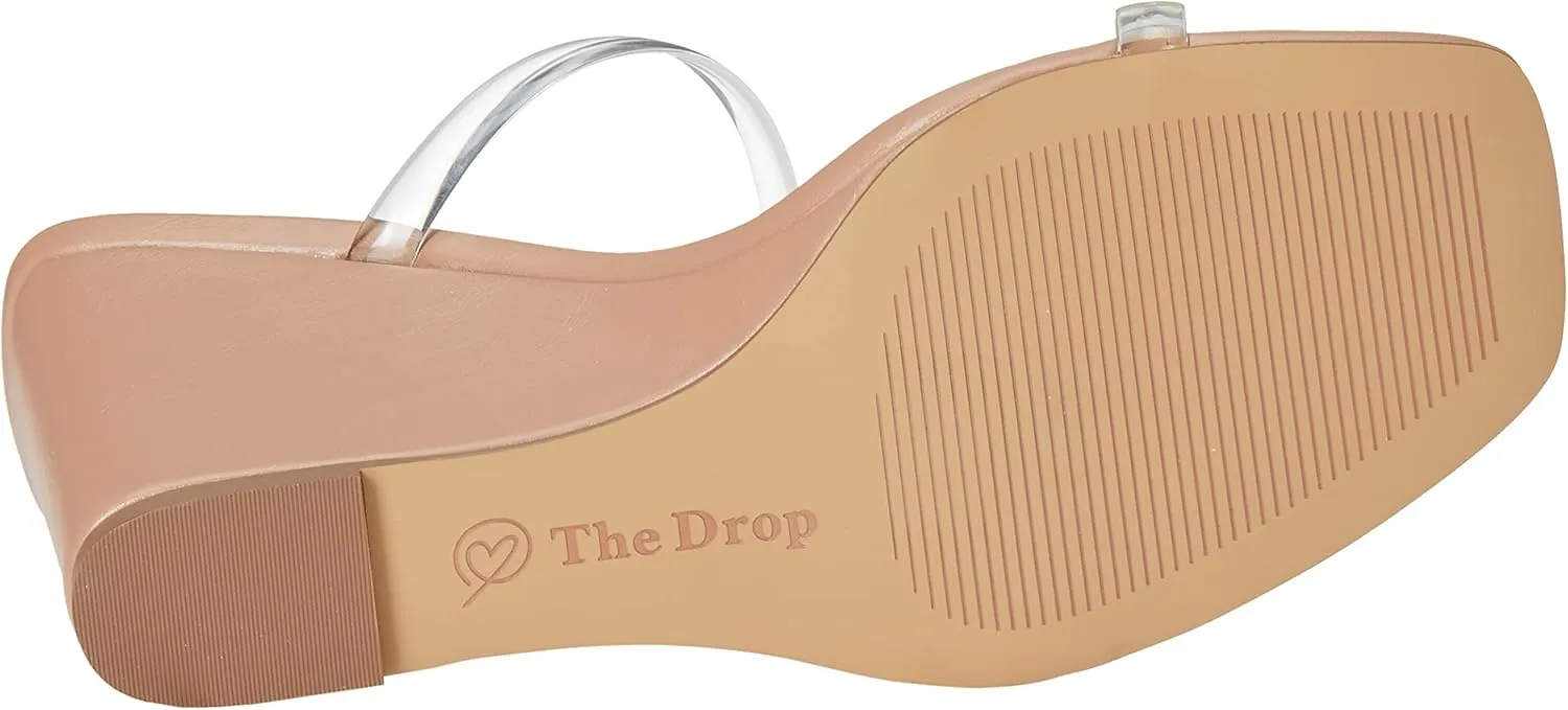 The Drop Women's Sophia Two Strap Wedge Sandals
