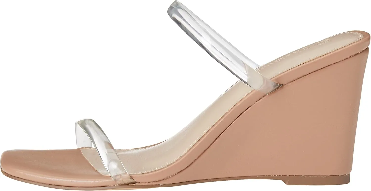 The Drop Women's Sophia Two Strap Wedge Sandals