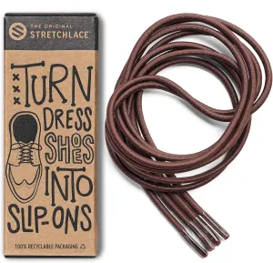 THE ORIGINAL STRETCHLACE Round Dress Shoe Laces | Elastic Laces to Turn Dress Shoes Into Slip-Ons