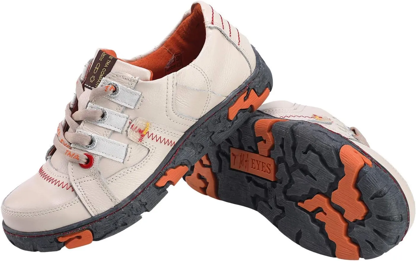 TMA EYES Women's Slip On Genuine Leather Sneakers,Anti Slip and wear-Resistant, Casual Everyday Shoes