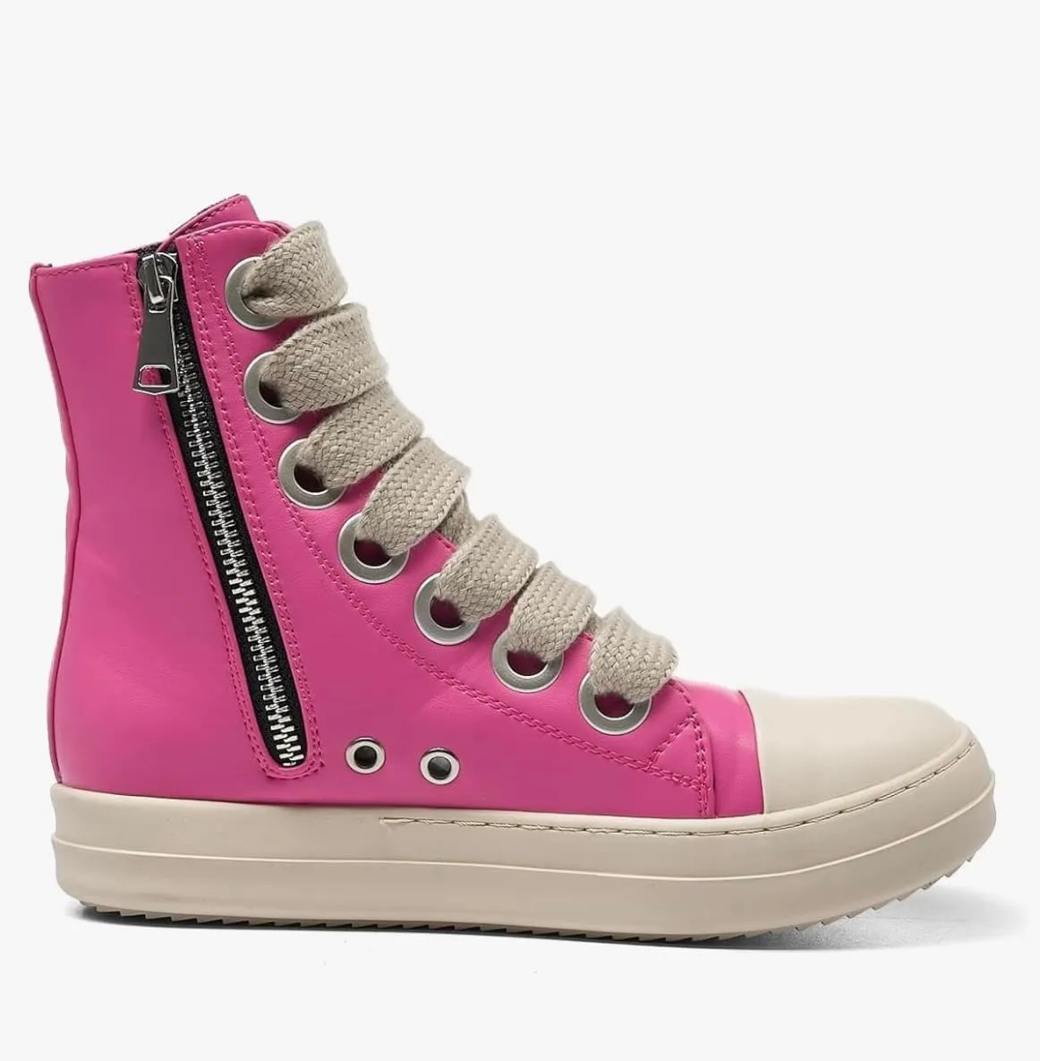 Trendy High Top Platform Sneakers for Women Breathable PU Leather Trainer Sneakers, Comfortable, Lighweight and Stylish. Sizes 6-13.