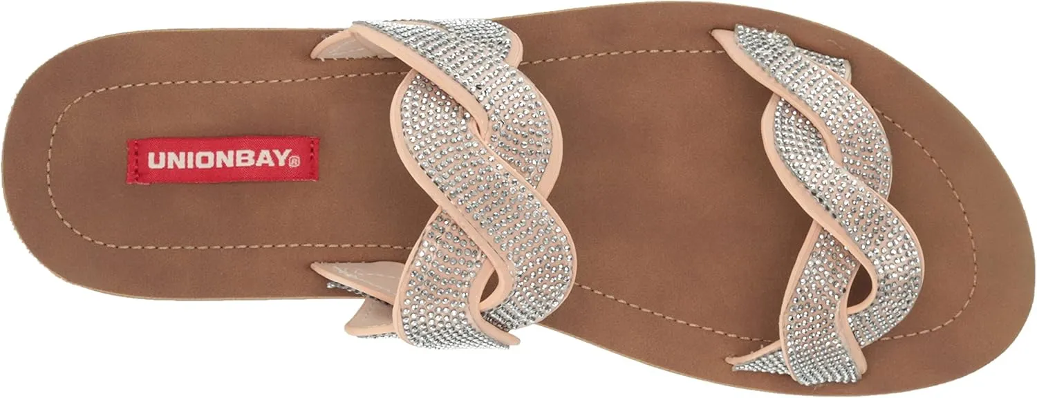 UNIONBAY Women's Selma-Bling Sandal