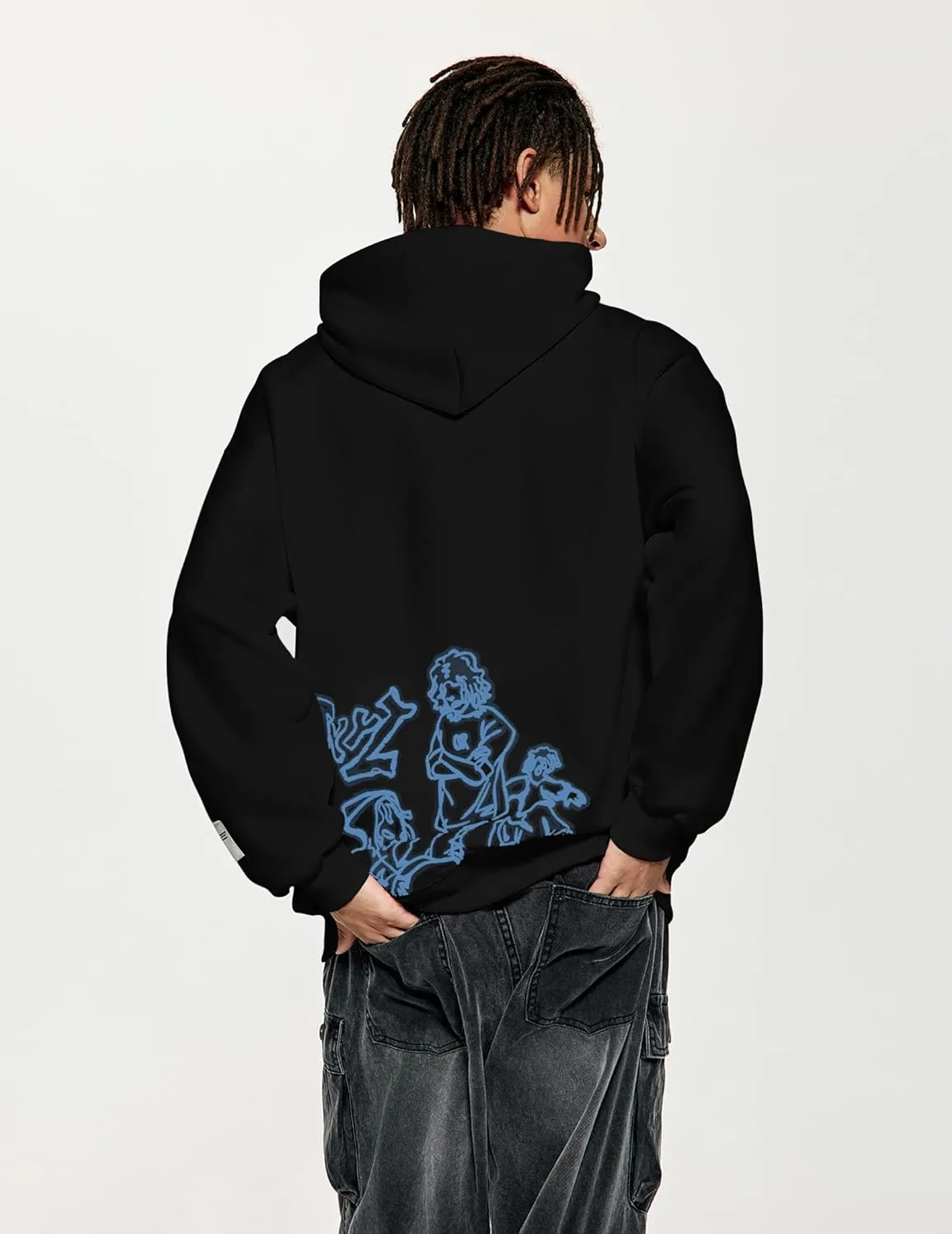 Vamtac Mens Graphic Hoodies Y2k Cute Pullover Oversized Fashion Streetwear Casual Hooded Sweatshirt Unisex Tops