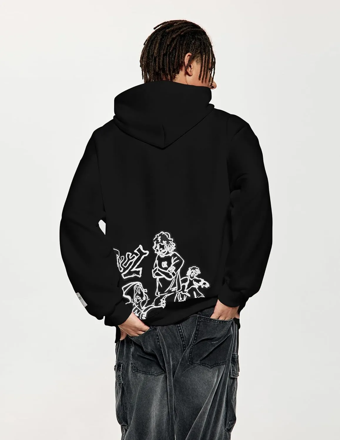 Vamtac Mens Graphic Hoodies Y2k Cute Pullover Oversized Fashion Streetwear Casual Hooded Sweatshirt Unisex Tops
