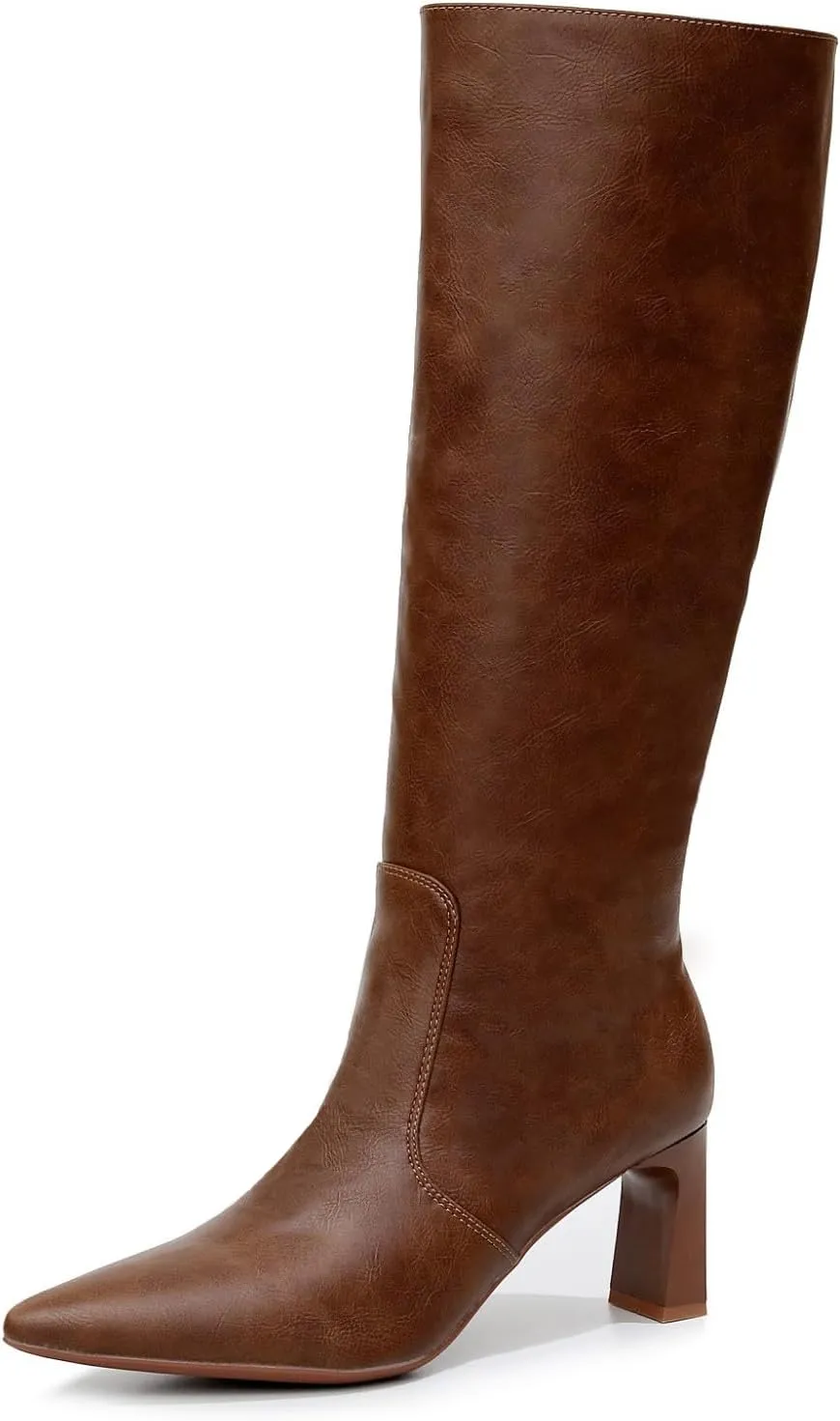 VenusCelia Women's Knee High Stretchy Fashion Boots
