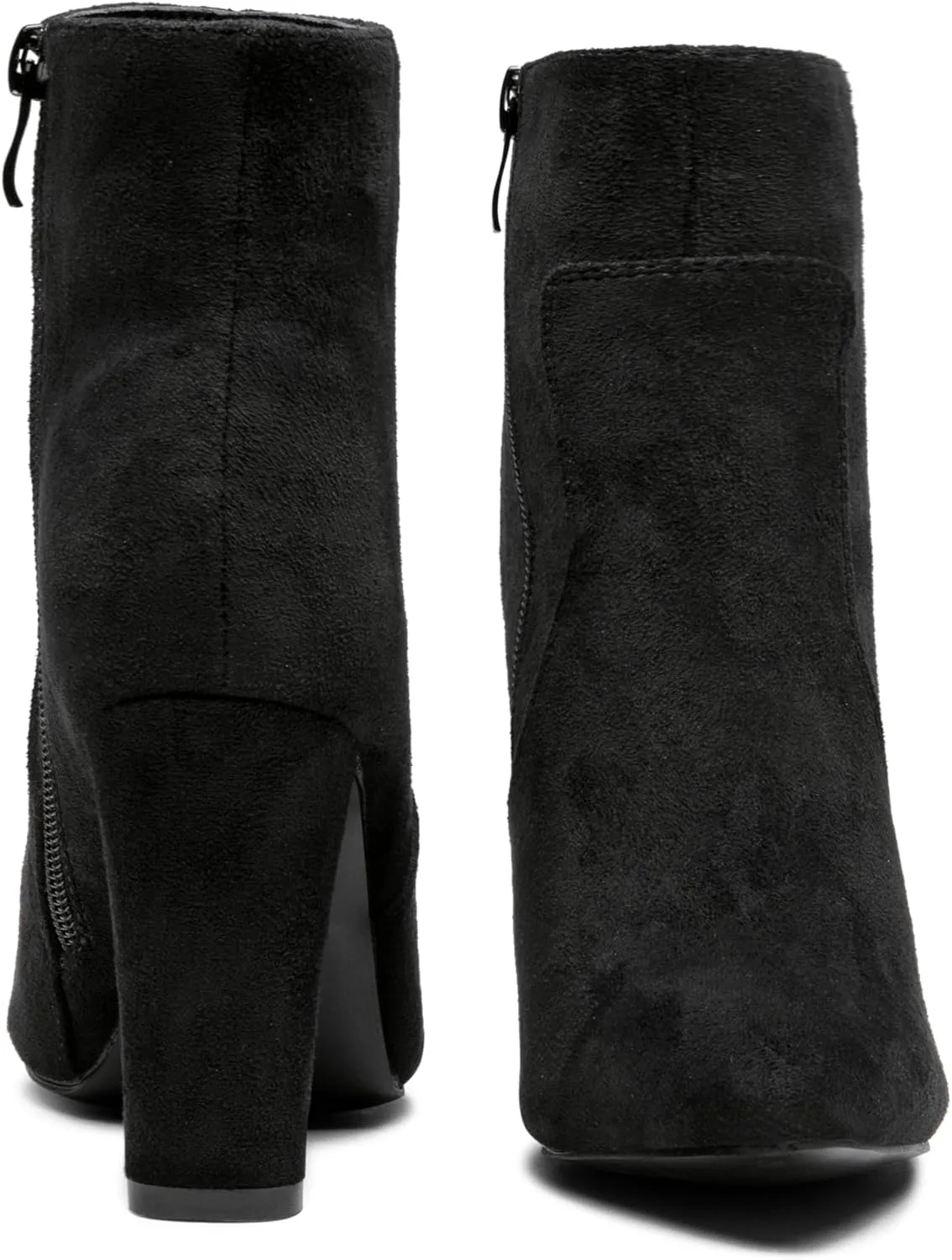 Vepose Women's 9633 Ankle Boots Fashion Stiletto High Heel Booties Dress Point Toe Boot