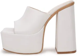 VETASTE Women's Platform Chunky Block Heels Sexy Open Toe High Heel Sandals