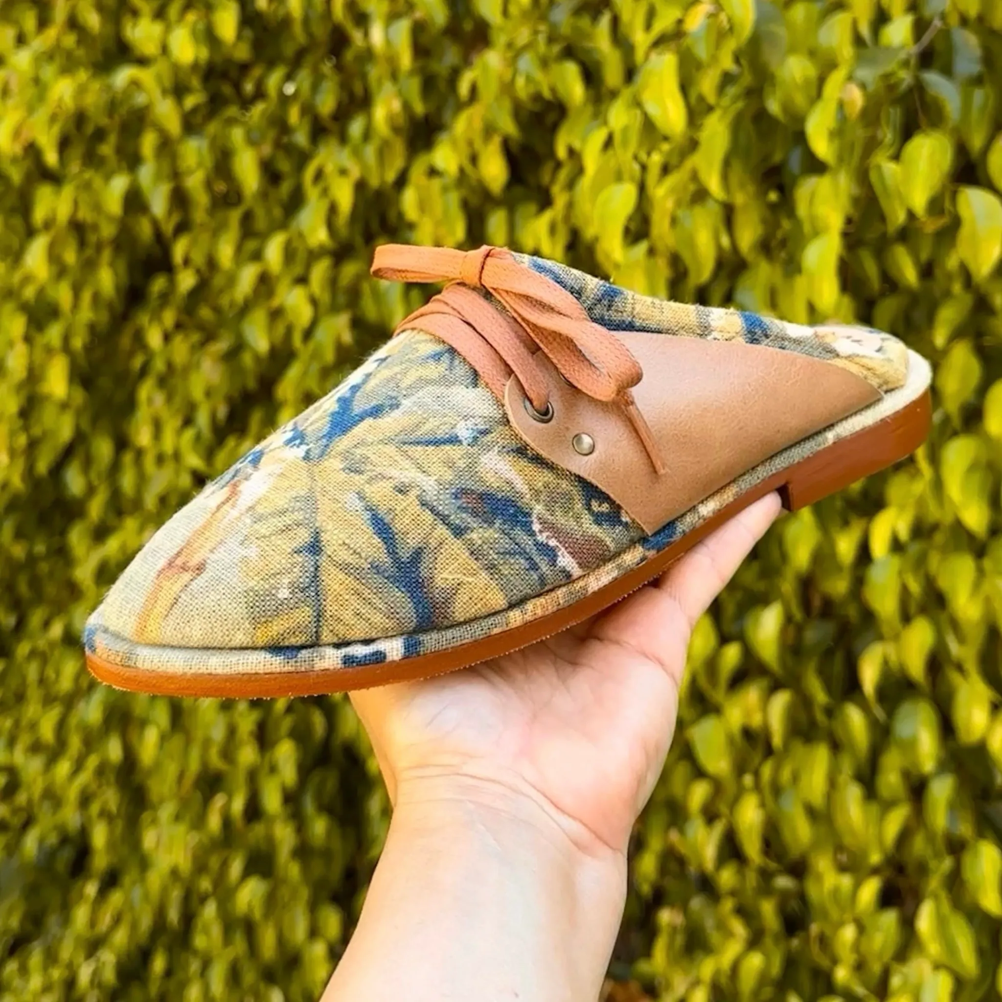 Vintage Garden Laced Mules