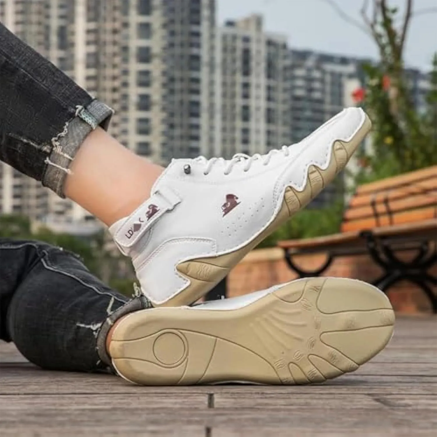 Vogany Shoes Orthopedic Sneakers for Women,Waterproof and Breathable Unisex Outdoor Arch Support Hiking and Walking Shoes
