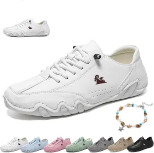 Vogany Shoes Women, Vogldeck - Waterproof and Breathable Orthopedic Beck Shoes Outdoor Comfortable Lightweight Non-Slip Minimalist Barefoot Orthopedics Sneakers Flat Loafers