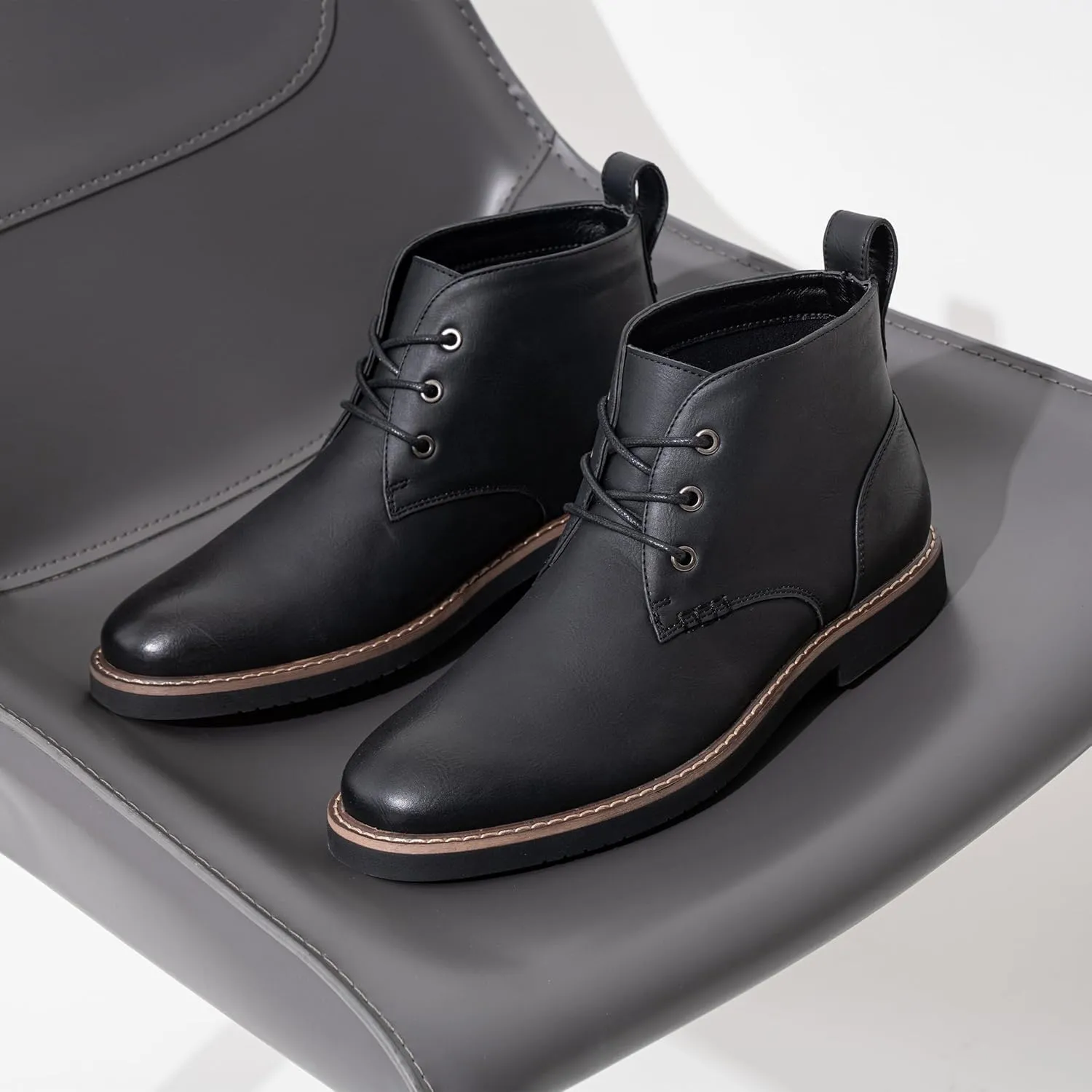 Vostey Men's Chukka Boots Desert Boots for Men Casual Mens Dress Boots Lace-Up