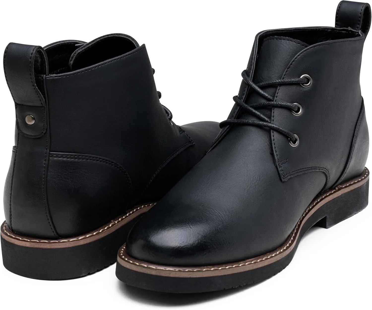 Vostey Men's Chukka Boots Desert Boots for Men Casual Mens Dress Boots Lace-Up
