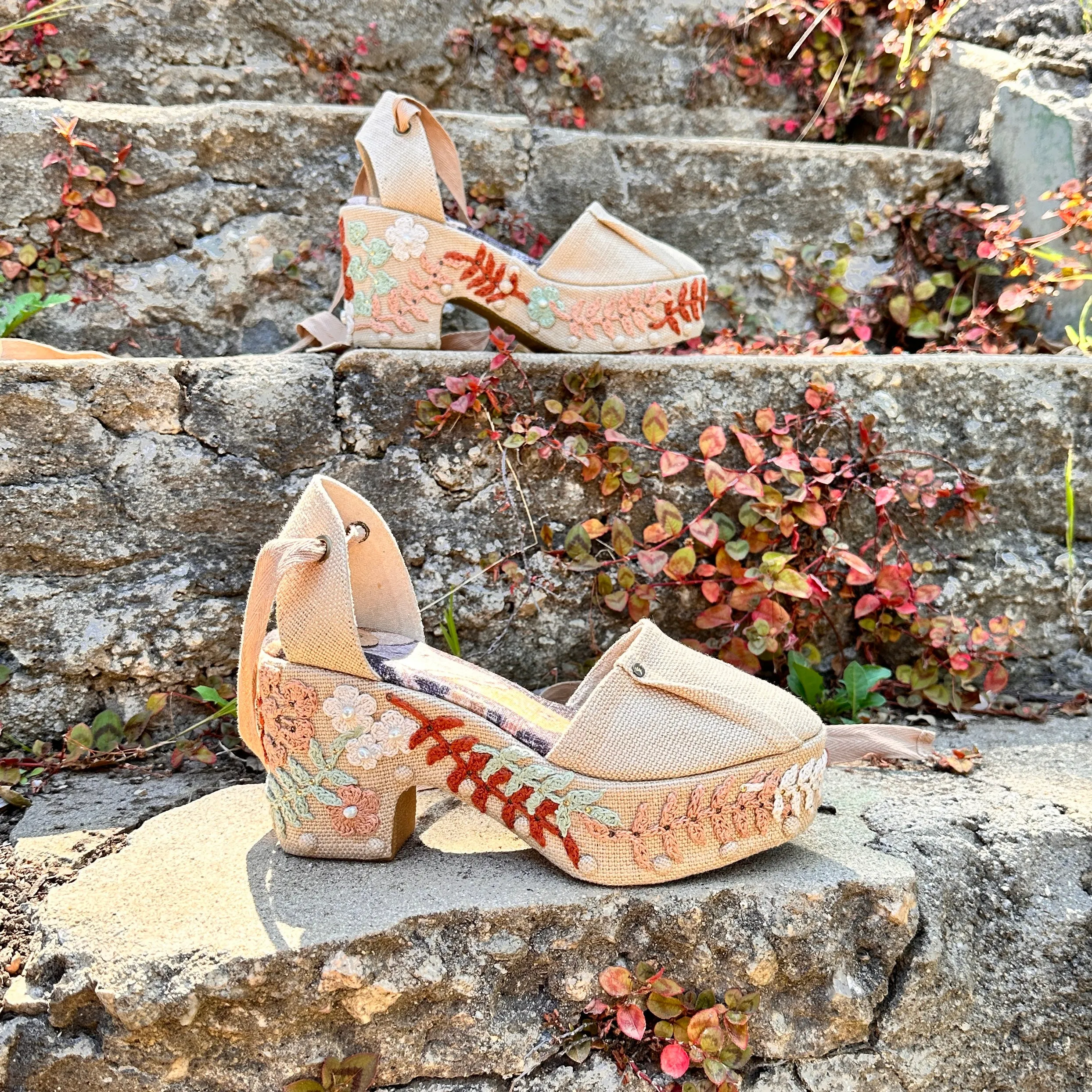 Wedding Embroidery Wonder Heels