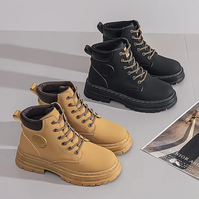 Women's Hiking Work Waterproof Boots Winter Snow Comfort Camping Casual Shoes Outdoor Fashion Sneakers