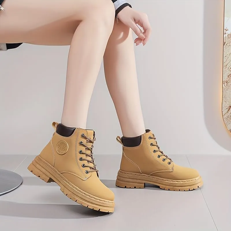 Women's Hiking Work Waterproof Boots Winter Snow Comfort Camping Casual Shoes Outdoor Fashion Sneakers