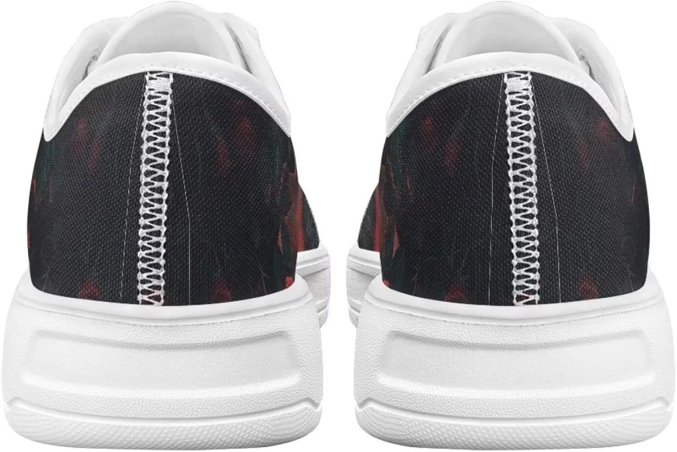 Women's Lace Up Low Top Canvas Shoes Fashion Casual Round Toe Sneakers Hands Free No Laces Barefoot Shoes US5.5-13.5