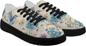 Women's Lace up Low Top Canvas Shoes Low Top Sneakers Fashion Casual Sneakers with Arch Support Comfy Flats 5.5-13.5