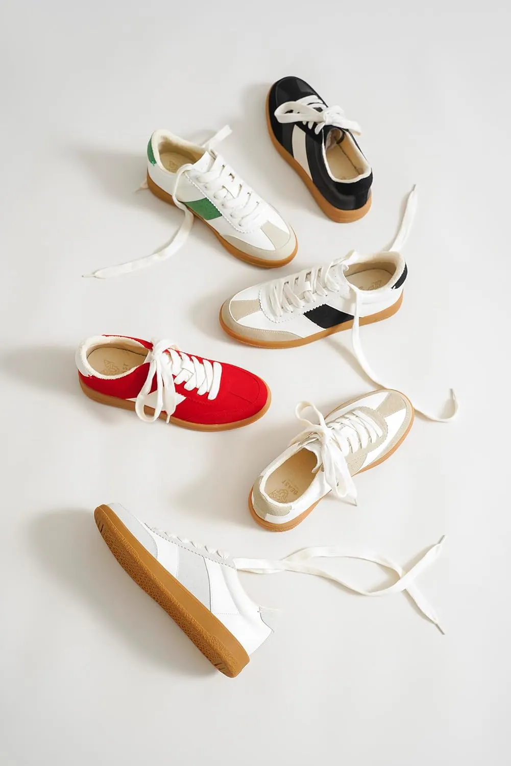 Womens Lace-Up Sneakers Casual Sneakers Comfortable Sneakers Fashion Shoes Casual Platform Ankle Boots