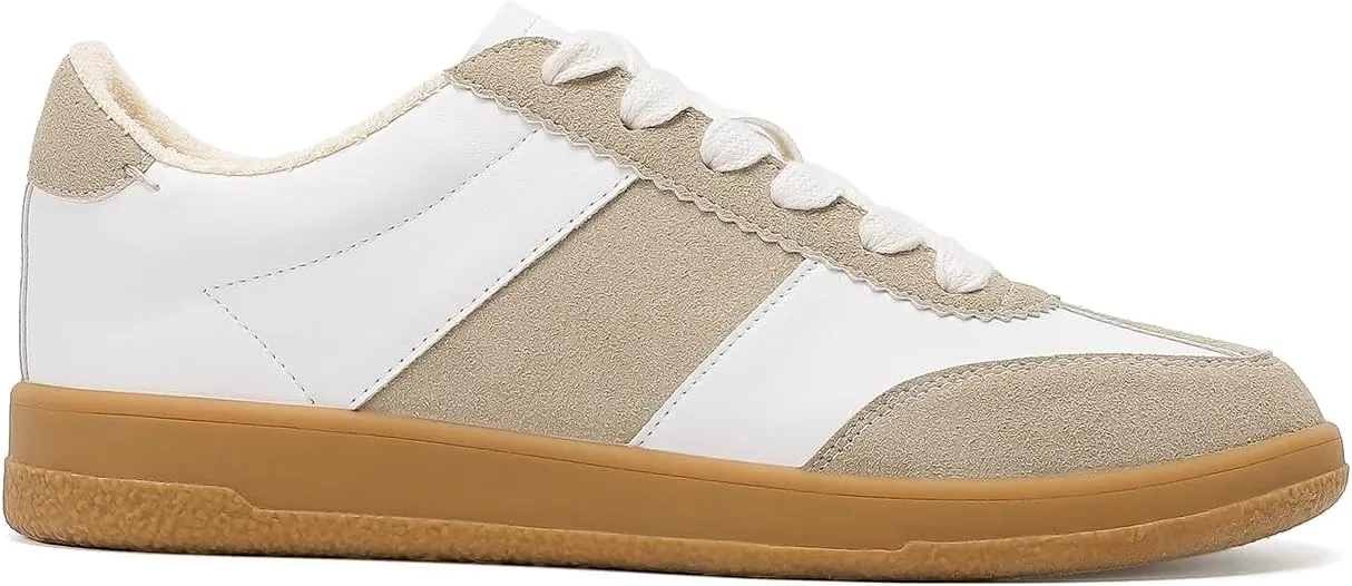 Womens Lace-Up Sneakers Casual Sneakers Comfortable Sneakers Fashion Shoes Casual Platform Ankle Boots