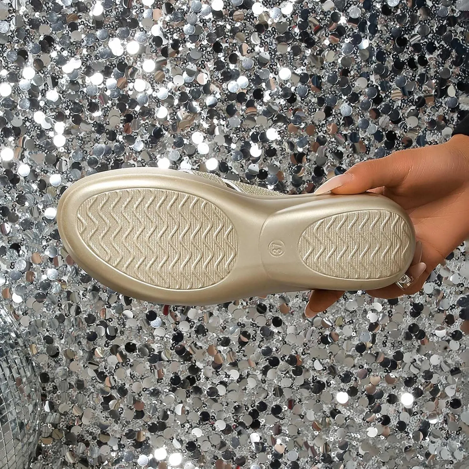 Women's Platform Espadrilles Thick Soled Wedge Heeled Women's Outdoor Sandals Fashionable And Casual Shiny Fish Mouth