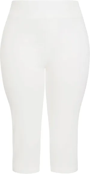 Women's Plus Size Jean-Butter Denim Pull on Crop