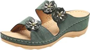 Womens Sandals Dressy, Womens Sandals Orthopedic Open Toe Sandals Retro Anti Slip Comfy Breathable Shoes