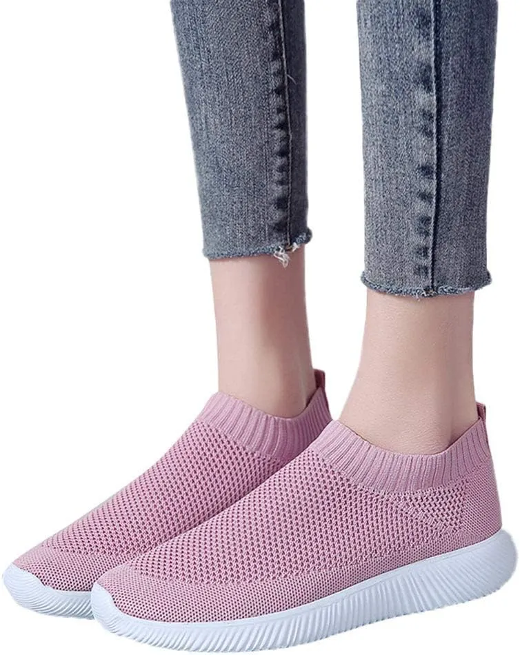 Women's Slip On Sneakers Casual Everyday Shoes Non Slip Work Shoes Women High Top Casual Shoes Trendy Waterproof Sneakers Platform Tennis Shoe Casual Loafers
