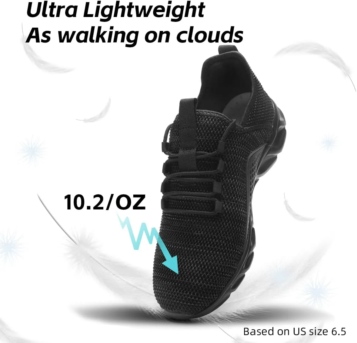 Women's Slip on Tennis Shoes Walking Running Non Slip Sneakers Lightweight Breathable Casual Fashion Comfortable Athletic Gym Sports Sneakers