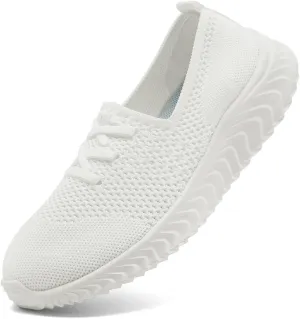 Women's Slip on Tennis Shoes Walking Running Non Slip Sneakers Lightweight Breathable Casual Fashion Comfortable Athletic Gym Sports Sneakers