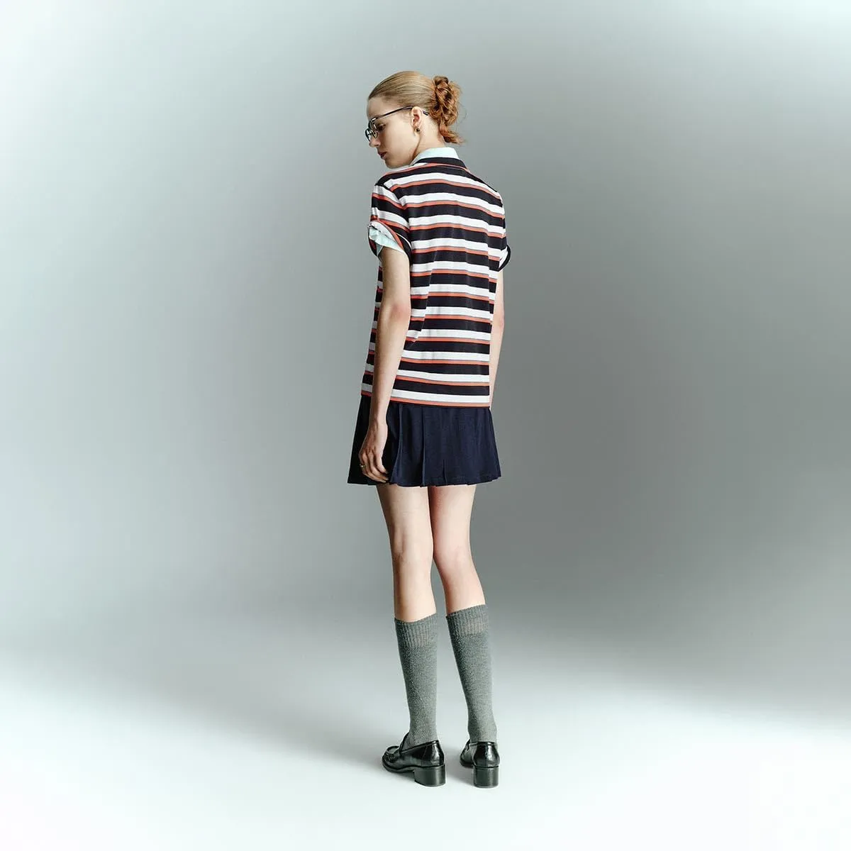 Womens Summer Striped T Shirts Crew Neck Short Sleeve Shirts Slim Fitted Casual Tee Tops 2025