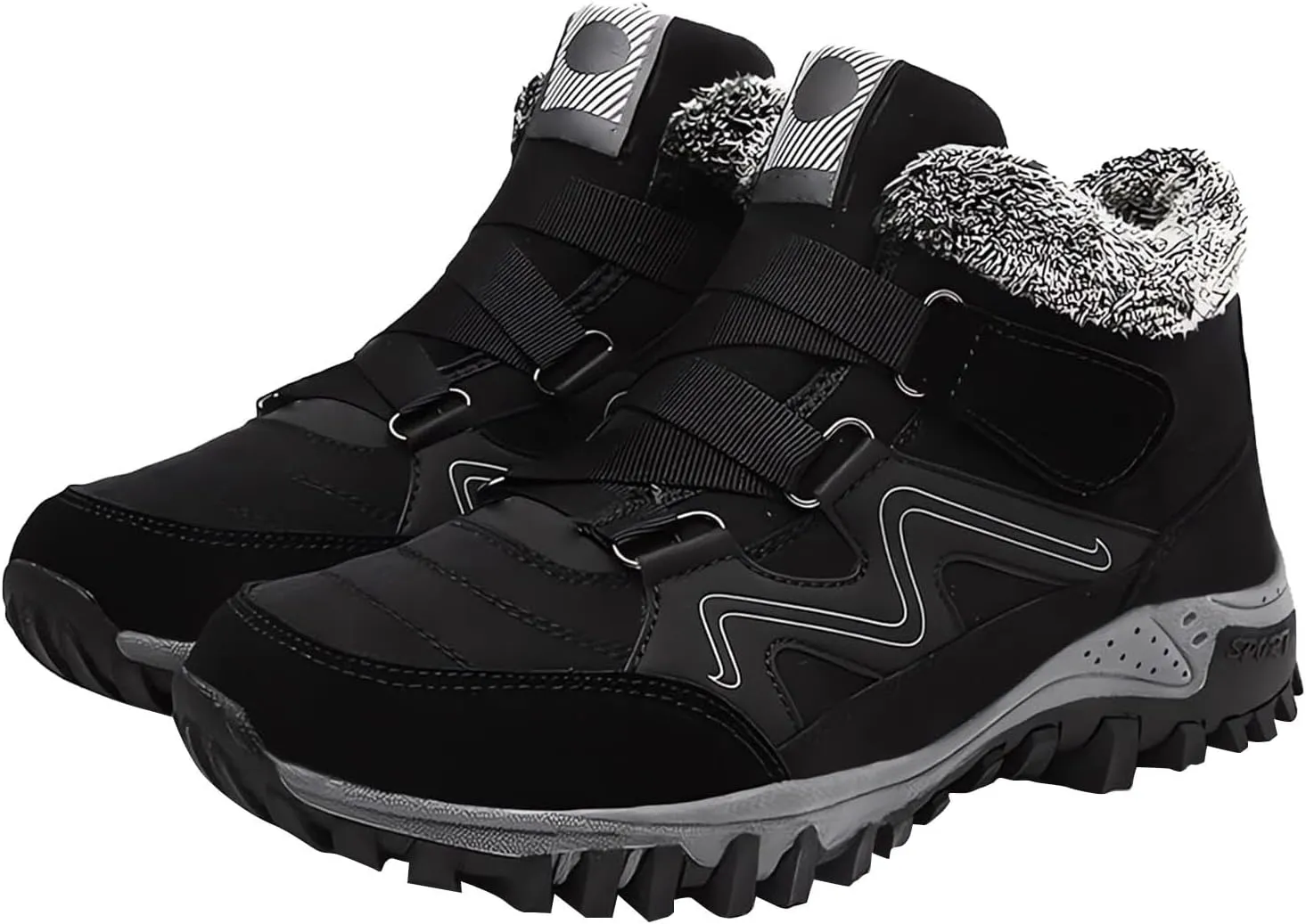 Work Boots for Men Cowboy Style Hiking Sneakers Ankle Ladies Womens Safety Toe Shoes Comfortable Outdoor Bota Waterproof Breathable Lightweight Hike Grounded Footwear