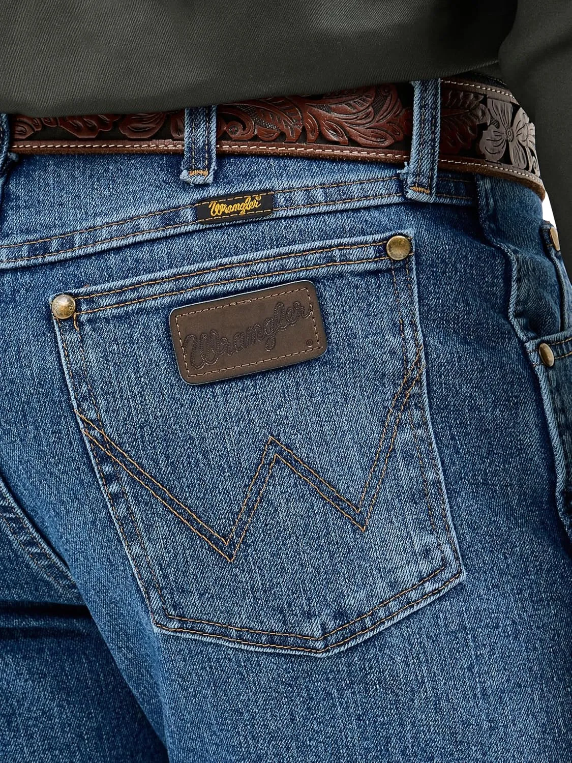Wrangler Men's Premium Performance Advanced Comfort Cowboy Cut Regular Fit Jeans